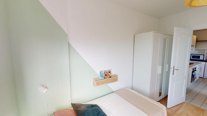 Chambre cosy en colocation meublée à Vaugirard Photo principale