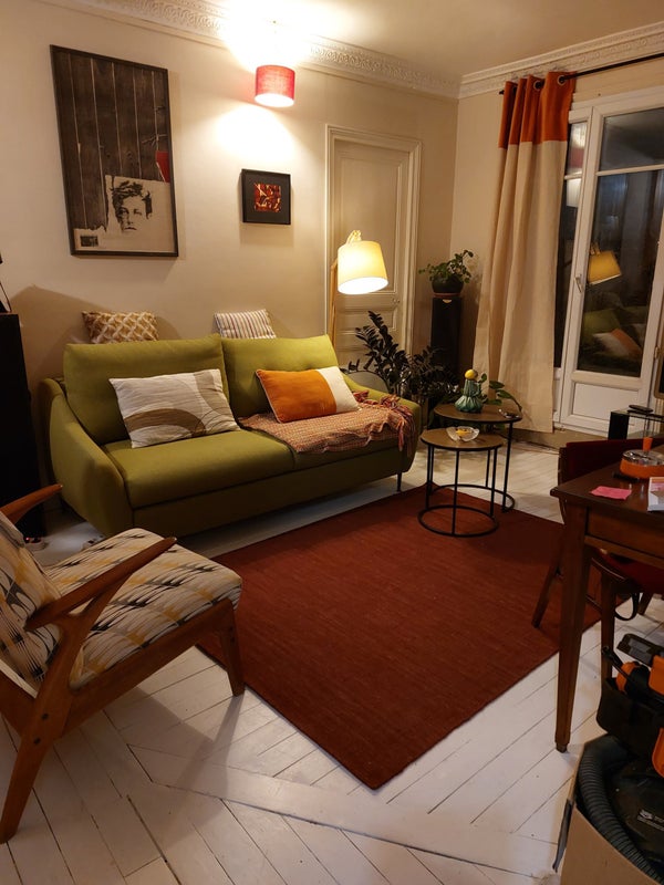 Photo 1: Salon vue de l'entrée