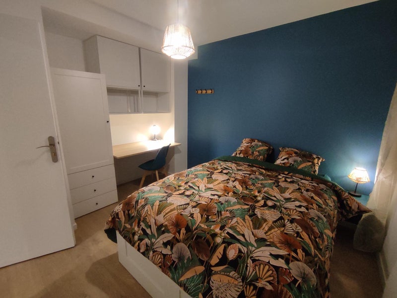 Photo 1: Chambre bleue toute équipée 