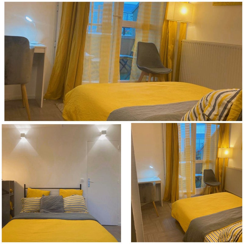 Photo 1: Chambre 1 [Jaune] 