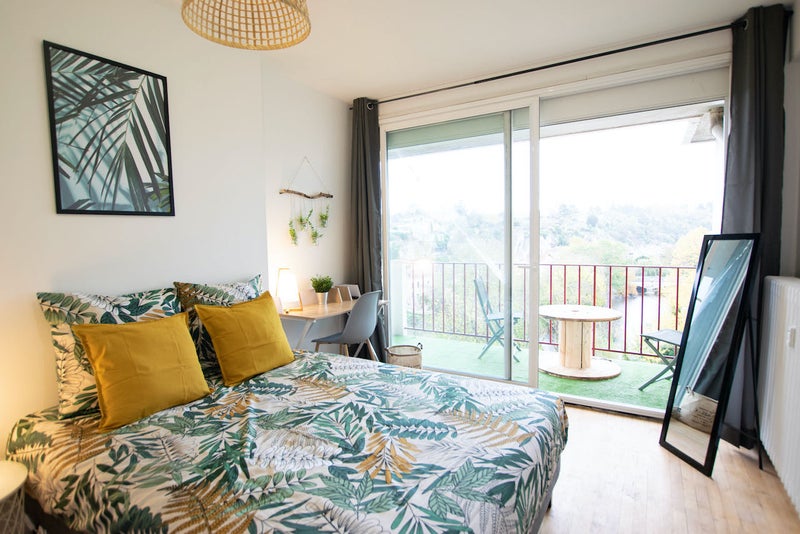 Photo 1: Chambre n° 1 avec balcon