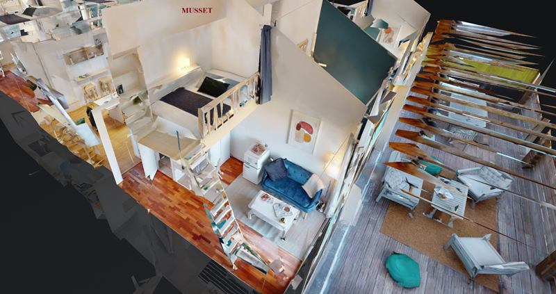 Photo 1: Un duplex d'angle sur terrasse.