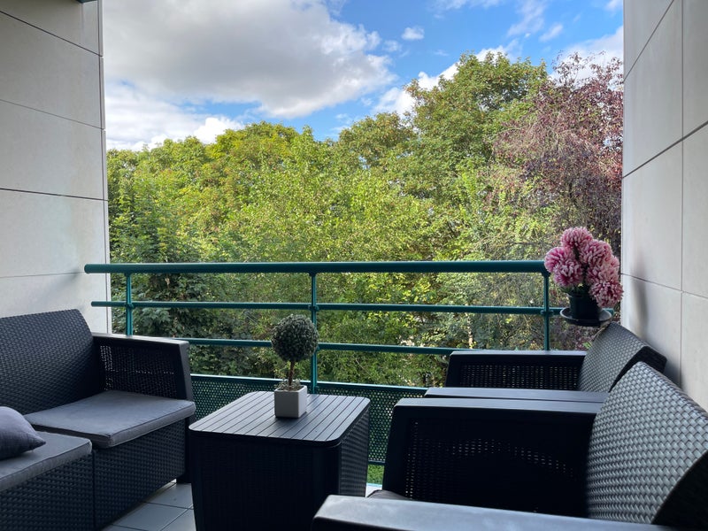 Photo 1: Balcon avec vue sur jardin 