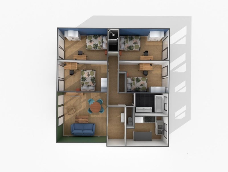 Photo 1: Plan de l'appartement (bientôt de nouvelles photos disponibles)