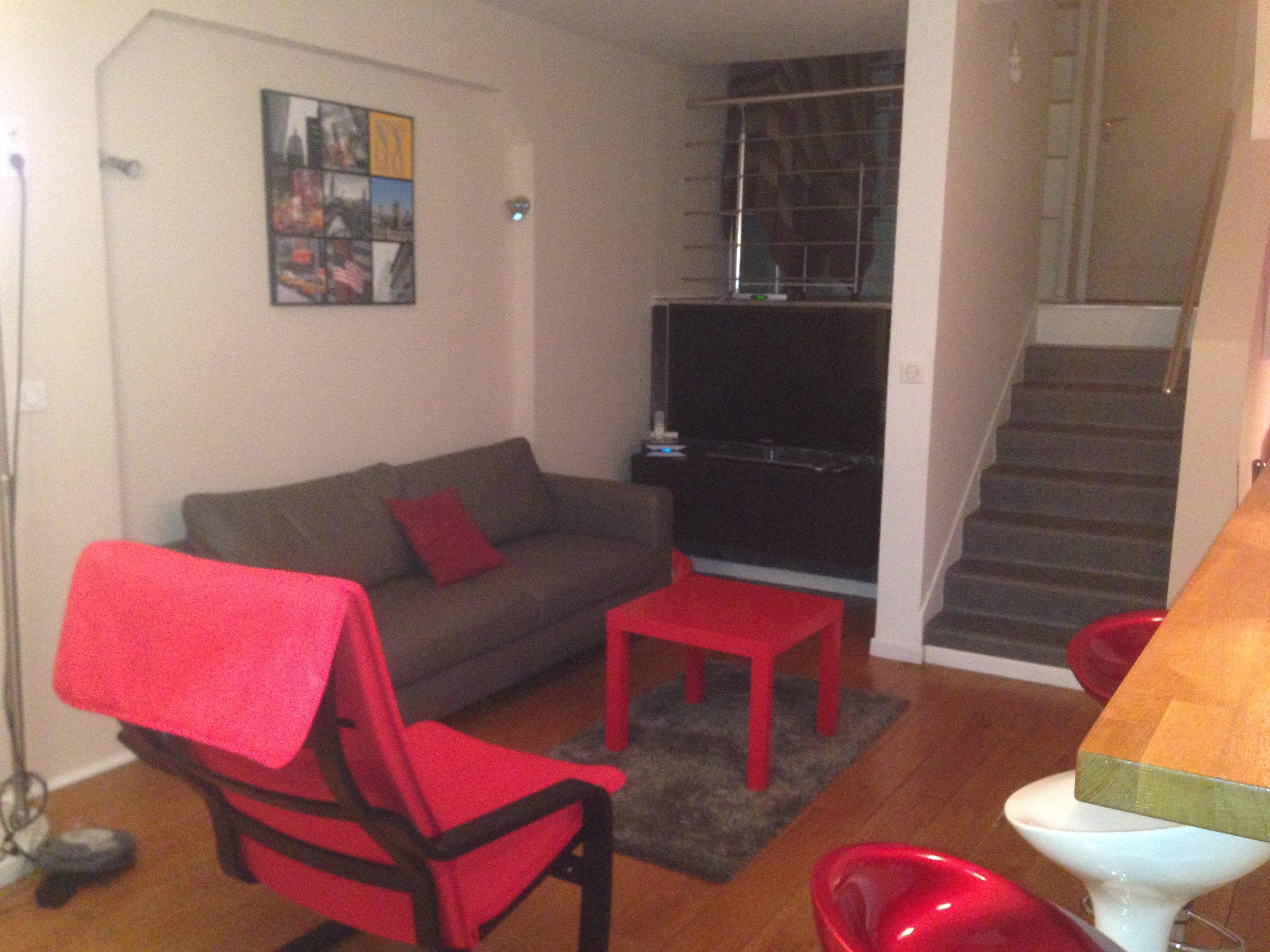 Au pied du T2 - Duplex lumineux vue Seine Photo principale