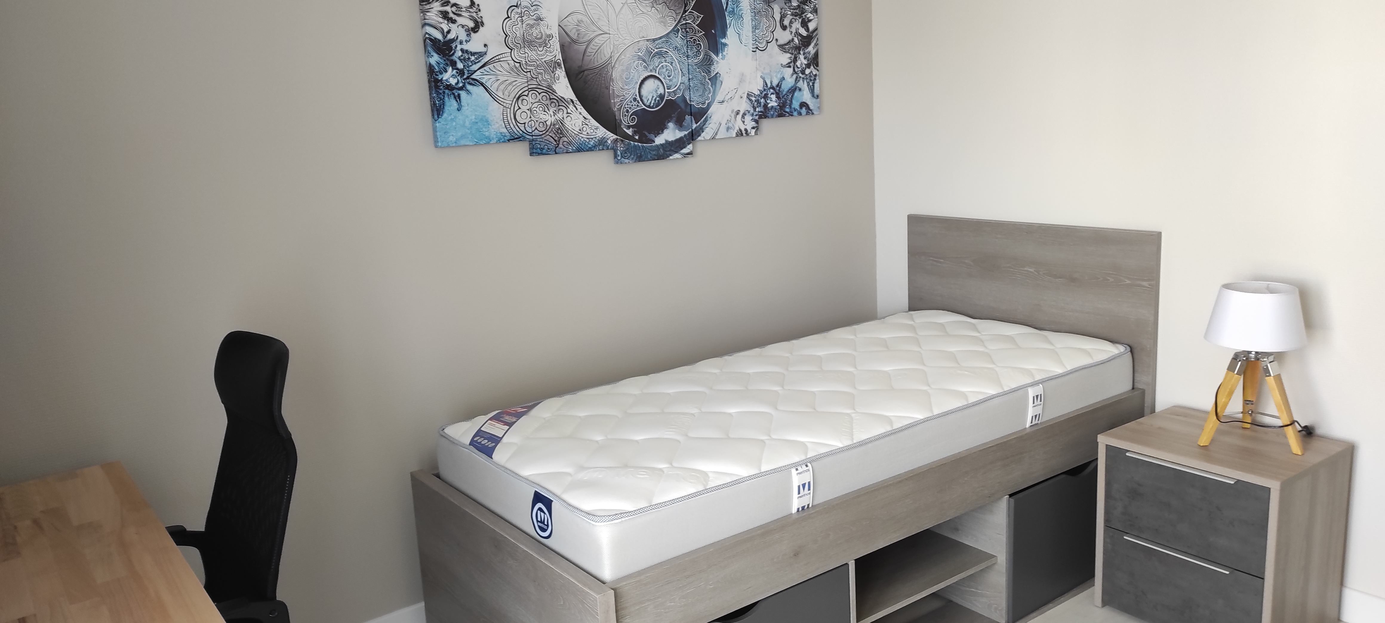 Chambre fonctionnelle et meublée tout confort Photo principale