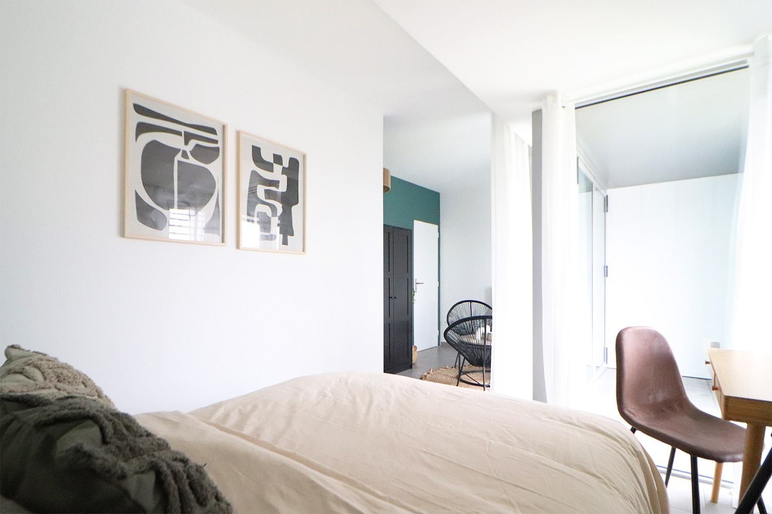 Louez cette chambre de 15 m² à l'ambiance feutrée  Photo principale