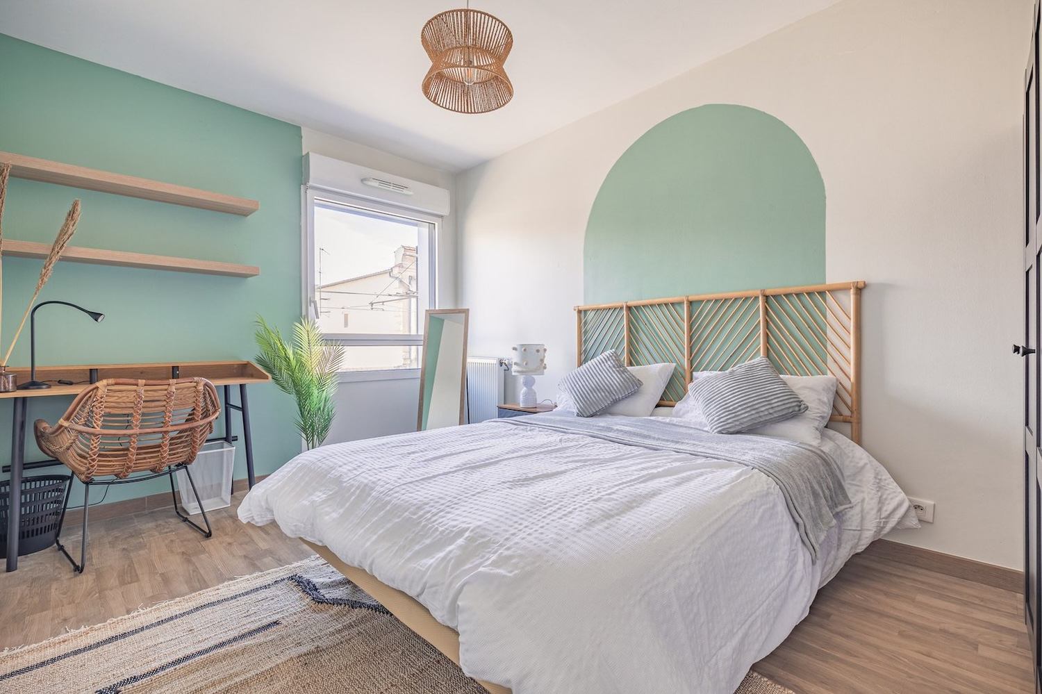 Chambre apaisante de 12 m² à Bordeaux Photo principale