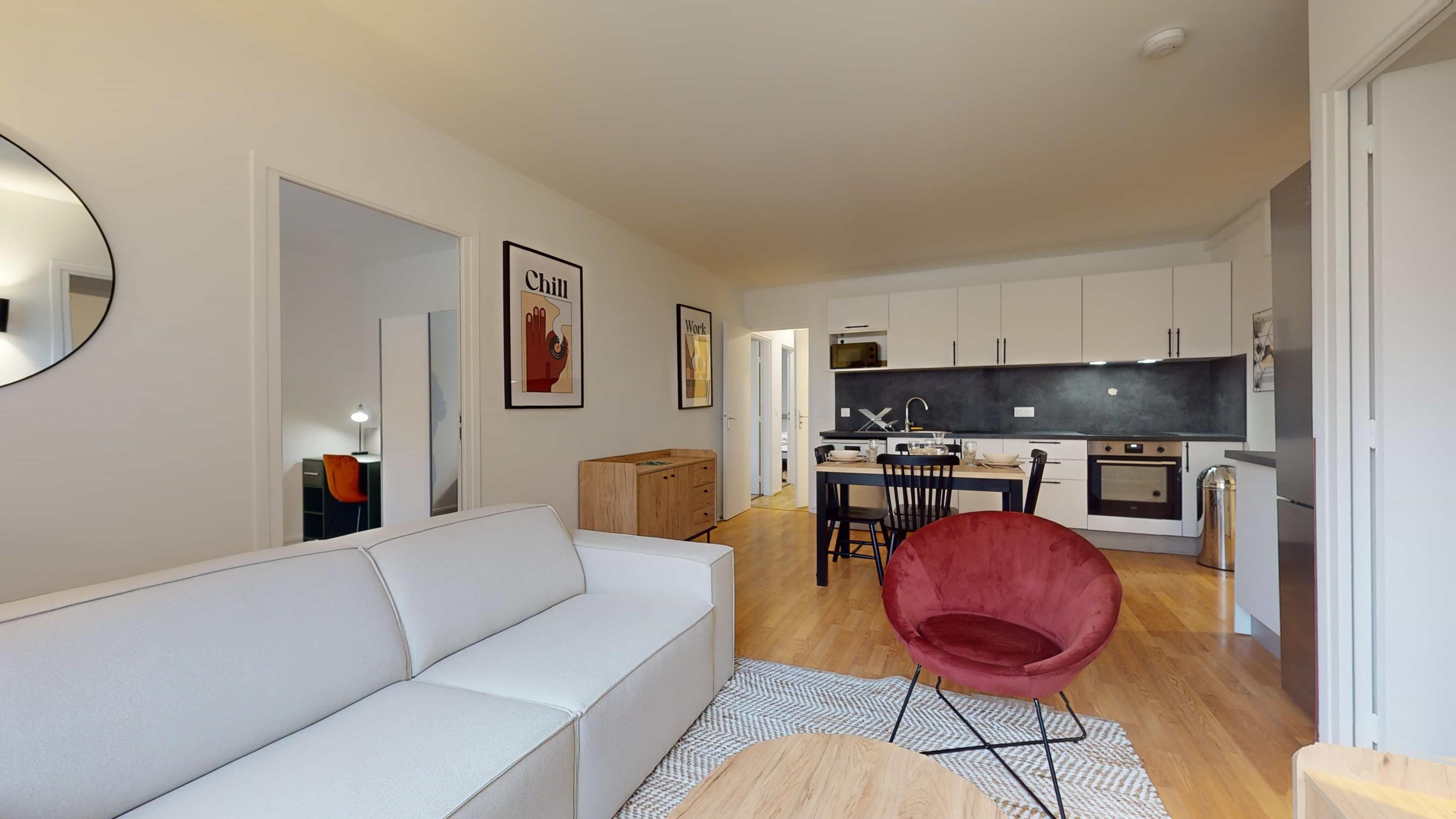 Colocation à Asnières-sur-Seine : Appartement de 1 Photo principale