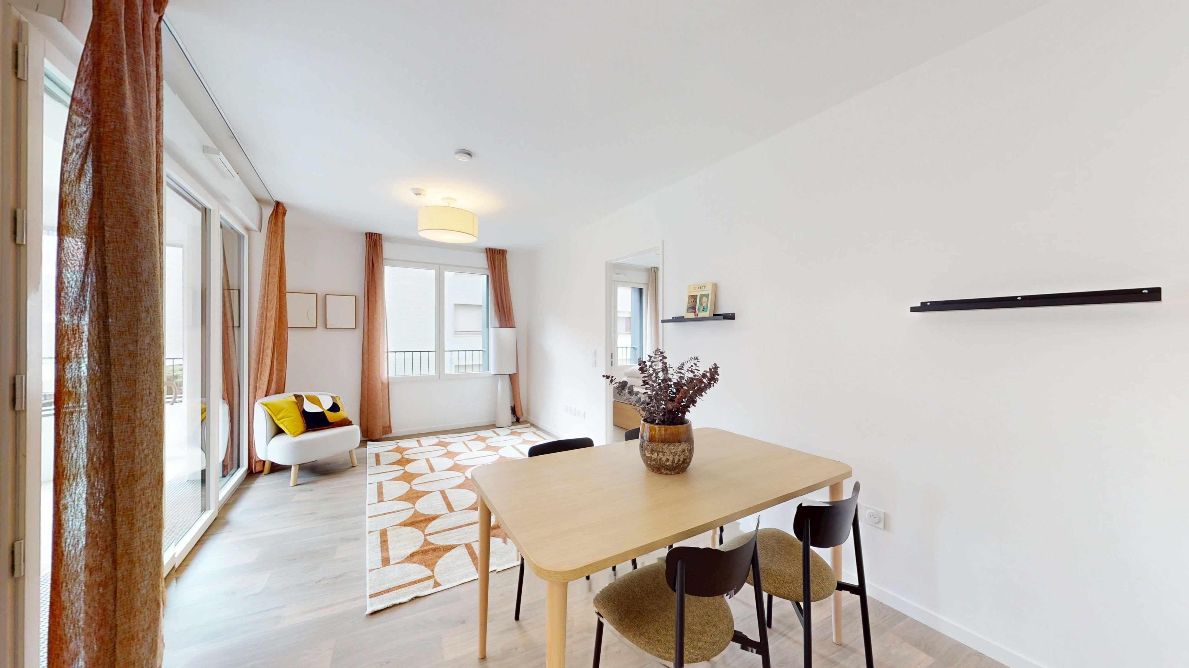 Coliving à Asnières-sur-Seine : Appartement de 63. Photo principale