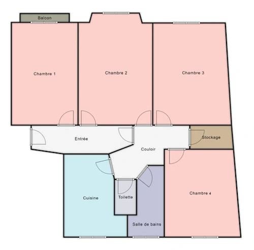 Chambres en colocation meublée – Clichy Photo principale