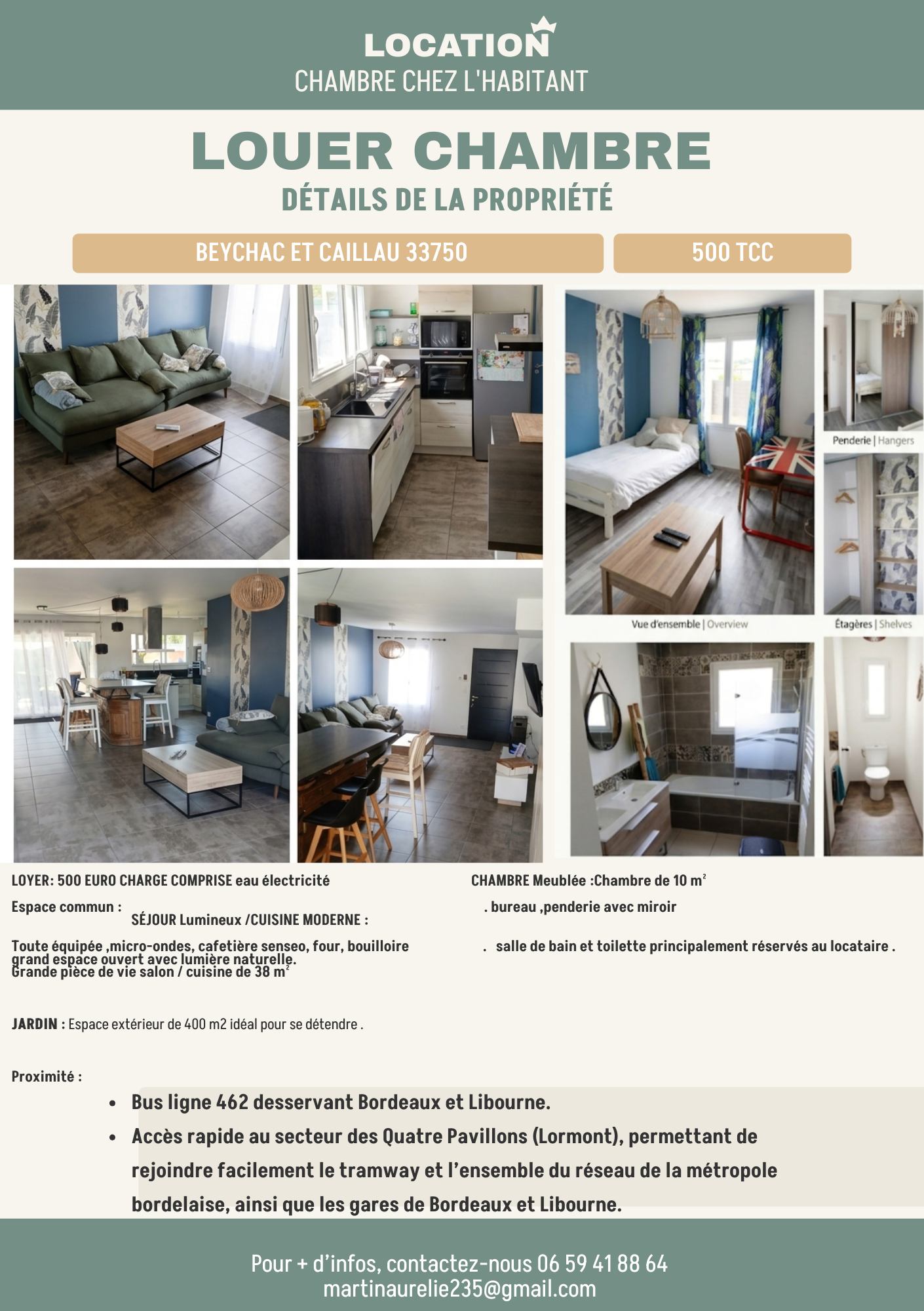 Recherche locataire chez l'habitant  Photo principale