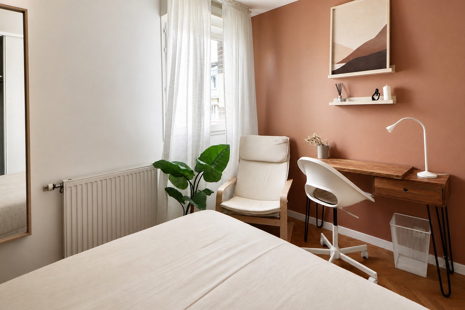 Chambre chaleureuse de 11 m² à louer en coliving p Photo principale