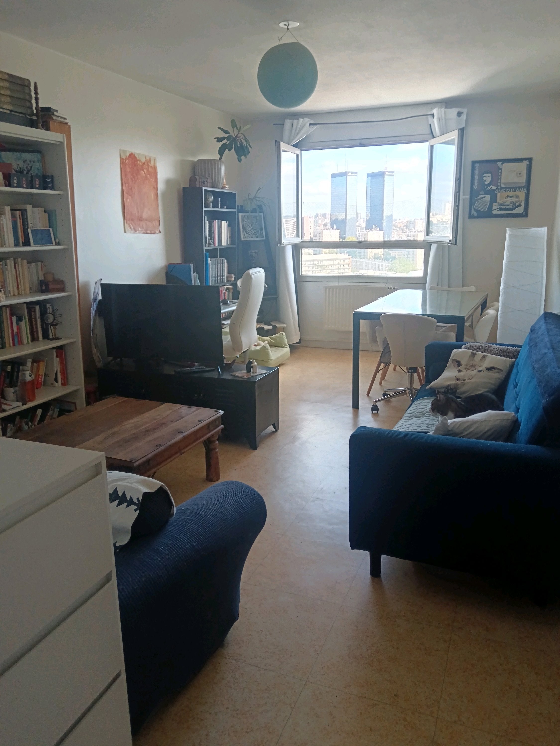 Colocation sur bail 70m2, 4 square Vitruve  Photo principale